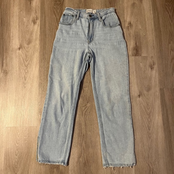 Abercrombie & Fitch Denim - Abercrombie & Fitch Light Blue Straight Leg Jeans
